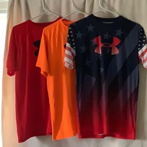 3 Under Armour Boy’s Shirts